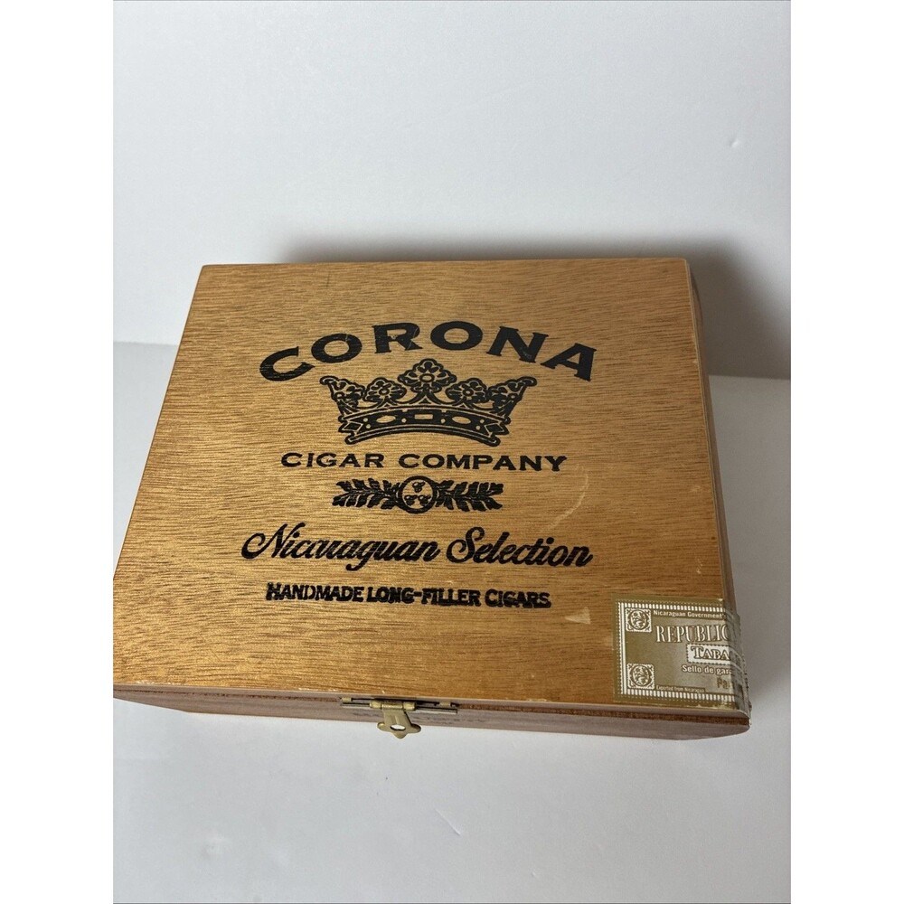 Corona Empty Cigar Box